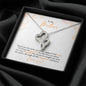 Gift for Mom On My Wedding Day Double Heart Necklace
