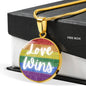 Love Wins!  Engravable Pendant