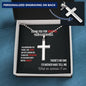 Thank You For Sharing Your Experience Personalized Cross Ball Chain Necklace