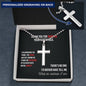 Thank You For Sharing Your Experience Personalized Cross Ball Chain Necklace
