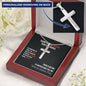 Thank You For Sharing Your Experience Personalized Cross Necklace