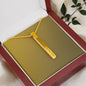 You Surrendered Vertical Stick Necklace