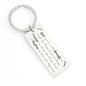 Calligraphy Serenity Prayer Keyring - Engravable and Personalized