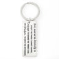 Bold Serenity Prayer Keychain - Engravable Personalization