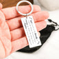 Calligraphy Serenity Prayer Keyring - Engravable and Personalized