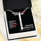 Thank You For Sharing Your Experience Vertical Stick Necklace
