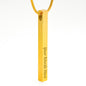 You Surrendered Vertical Stick Necklace