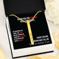 Thank You For Sharing Your Experience Vertical Stick Necklace