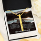 Recovery Is A Journey Customizable Vertical Stick Necklace