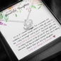 To My Beautiful Daughter Love Knot Necklace