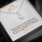 Gift for Mom On My Wedding Day Alluring Beauty Necklace