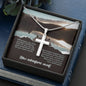 Recovery Is A Journey Cross Necklace