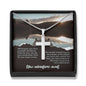 Recovery Is A Journey Cross Necklace