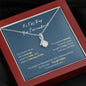 "You Surrendered" Sobriety Alluring Beauty Necklace - Blue Card