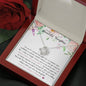 To My Beautiful Daughter Love Knot Necklace