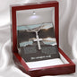 Recovery Is A Journey Cross Necklace