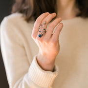 Orbit Ring with Natural Stones - Handmade in the USA