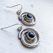 Milky Way Earrings with Labradorite - Handmade in the USA