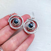 Milky Way Earrings with Labradorite - Handmade in the USA