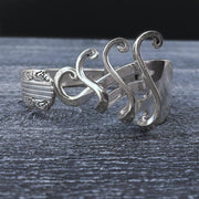Mountain Twirls Upcycled Fork Bracelet