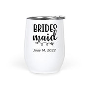 Wedding Party Stainless Steel Customizable Wine Tumblers