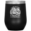 "I Like Sloths & Maybe Like 3 People" Stainless Steel Wine Tumbler