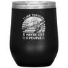 "I Like Turtles & Maybe Like 3 People" Stainless Steel Wine Tumbler