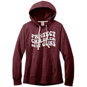 Protect Children Not Guns 100% Recycled Protest Women's Hoodie