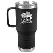 "Save The Chubby Mermaids" Stainless Steel Travel Tumbler