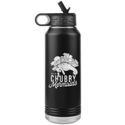 "Save The Chubby Mermaids" Stainless Steel Water Bottle