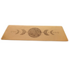 NATURAL CORK - Moon Printed Yoga Mat