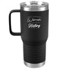 "Well Behaved Women Seldom Make History" Stainless Steel Travel Tumbler