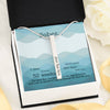 Celebrate Sobriety - Soberversary Customizable Vertical Stick Necklace