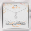 Gift for Mom On My Wedding Day Alluring Beauty Necklace