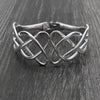 Double Celtic Knot Upcycled Fork Bracelet