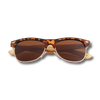 Real Bamboo Tortoise Frame Browline Style RetroShade Sunglasses by WUDN