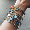 Solar System Stacked Bangle Set - Handmade in the USA