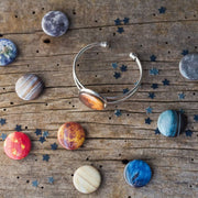Solar System Cuff Bracelet with Interchangeable Faces - Handmade in the USA