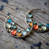 Solar System Hoop Earrings - Handmade in the USA