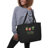 Large organic tote bag - Locally grown