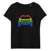 Rainbow Jeep Fitted 100% Organic Tee